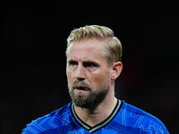 Kasper Schmeichel of Denmark  looks on during the Nations League Round 5 match between Denmark against Spain at Parken, Copenhagen, Denmark...