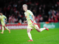 Dani Olmo of Spain  looks on during the Nations League Round 5 match between Denmark against Spain at Parken, Copenhagen, Denmark on Novembe...