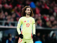 Marc Cucurella of Spain  looks on during the Nations League Round 5 match between Denmark against Spain at Parken, Copenhagen, Denmark on No...