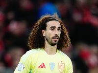 Marc Cucurella of Spain  looks on during the Nations League Round 5 match between Denmark against Spain at Parken, Copenhagen, Denmark on No...