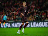 Albert Groenbaek of Denmark  looks on during the Nations League Round 5 match between Denmark against Spain at Parken, Copenhagen, Denmark o...