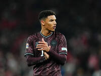 Alexander Bah of Denmark  looks on during the Nations League Round 5 match between Denmark against Spain at Parken, Copenhagen, Denmark on N...