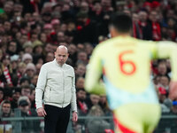 Brian Riemer of Denmark  looks on during the Nations League Round 5 match between Denmark against Spain at Parken, Copenhagen, Denmark on No...