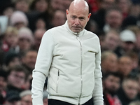 Brian Riemer of Denmark  looks on during the Nations League Round 5 match between Denmark against Spain at Parken, Copenhagen, Denmark on No...