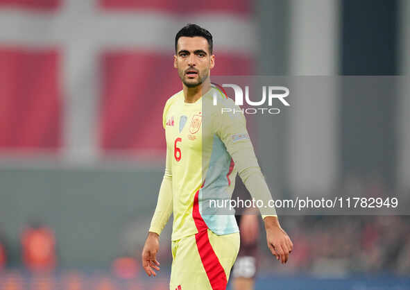 Mikel Merino of Spain  looks on during the Nations League Round 5 match between Denmark against Spain at Parken, Copenhagen, Denmark on Nove...