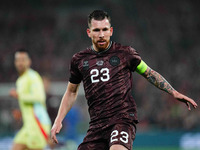 Pierre-Emile Hoejbjerg of Denmark  looks on during the Nations League Round 5 match between Denmark against Spain at Parken, Copenhagen, Den...