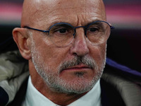 Luis de la Fuente of Spain  looks on during the Nations League Round 5 match between Denmark against Spain at Parken, Copenhagen, Denmark on...