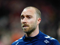 Christian Eriksen of Denmark  looks on during the Nations League Round 5 match between Denmark against Spain at Parken, Copenhagen, Denmark...