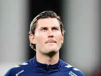 Jonas Wind of Denmark  looks on during the Nations League Round 5 match between Denmark against Spain at Parken, Copenhagen, Denmark on Nove...