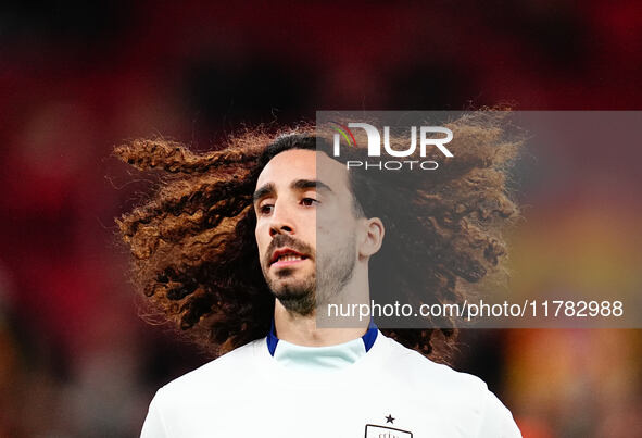 Marc Cucurella of Spain  looks on during the Nations League Round 5 match between Denmark against Spain at Parken, Copenhagen, Denmark on No...