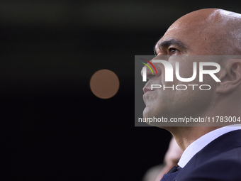 Roberto Martinez, Head Coach of Portugal, looks on before the UEFA Nations League 2024/25 League A Group A1 match between Portugal and Polan...