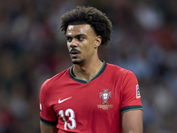 Renato Veiga of Portugal looks on during the UEFA Nations League 2024/25 League A Group A1 match between Portugal and Poland at Estadio Do D...