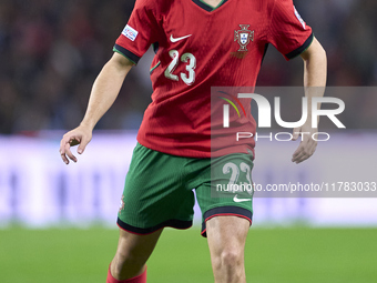 Vitor Ferreira 'Vitinha' of Portugal is in action during the UEFA Nations League 2024/25 League A Group A1 match between Portugal and Poland...