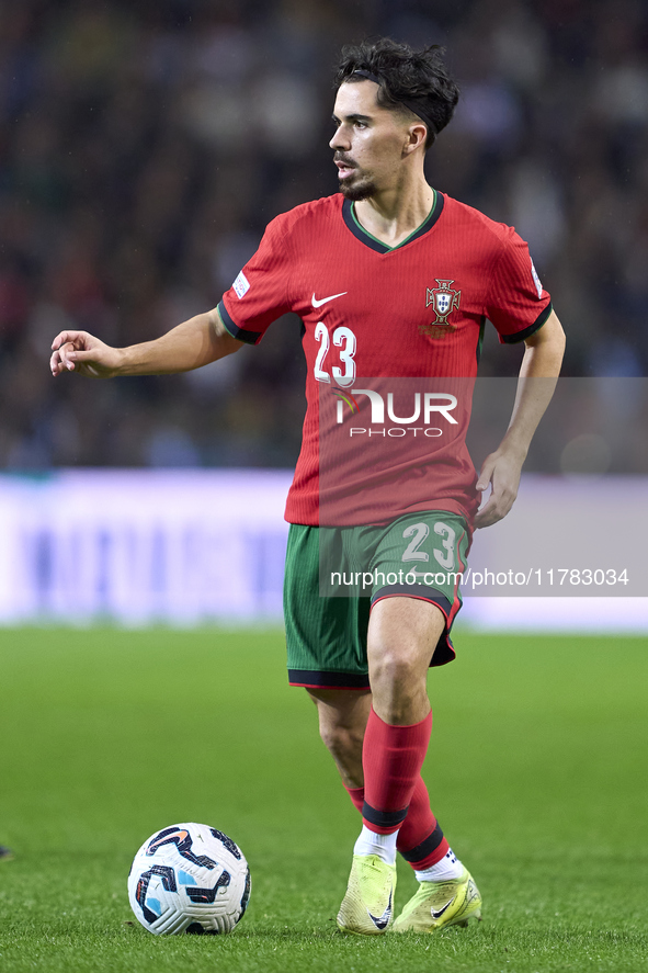 Vitor Ferreira 'Vitinha' of Portugal is in action during the UEFA Nations League 2024/25 League A Group A1 match between Portugal and Poland...