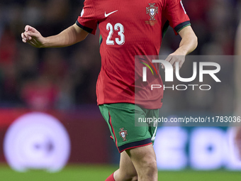 Vitor Ferreira 'Vitinha' of Portugal is in action during the UEFA Nations League 2024/25 League A Group A1 match between Portugal and Poland...