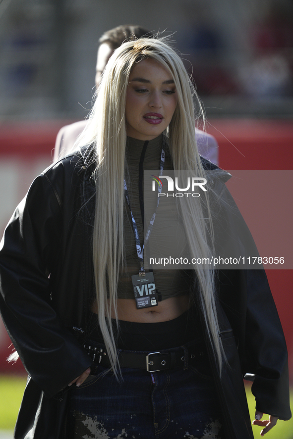 Lola Indigo during the sprint of the Motul Solidarity Grand Prix of Barcelona at Circuit de Barcelona-Catalunya on November 16, 2024 in Barc...