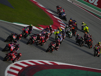 Star of race during the sprint of the Motul Solidarity Grand Prix of Barcelona at Circuit de Barcelona-Catalunya on November 16, 2024 in Bar...