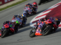 Jorge Martin (89) of Spain and Prima Pramac Racing Ducati during the sprint of the Motul Solidarity Grand Prix of Barcelona at Circuit de Ba...