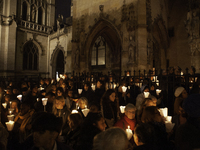 The procession of the Virgin Mary statue took place in Paris, France, on November 15, 2024. The return of the Virgin and Child starts with a...