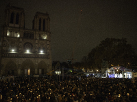 The procession of the Virgin Mary statue took place in Paris, France, on November 15, 2024. The return of the Virgin and Child starts with a...