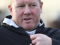 Darlington Manager Steve Watson is present during the Isuzu FA Trophy Second round match between Darlington and Buxton at Blackwell Meadows...