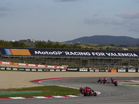 Francesco Pecco Bagnaia (1) of Italy and Ducati Lenovo Team during the sprint of the Motul Solidarity Grand Prix of Barcelona at Circuit de...