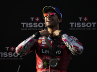 Enea Bastianini (23) of Italy and Ducati Lenovo Team during the sprint of the Motul Solidarity Grand Prix of Barcelona at Circuit de Barcelo...