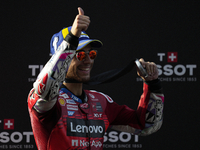 Enea Bastianini (23) of Italy and Ducati Lenovo Team during the sprint of the Motul Solidarity Grand Prix of Barcelona at Circuit de Barcelo...