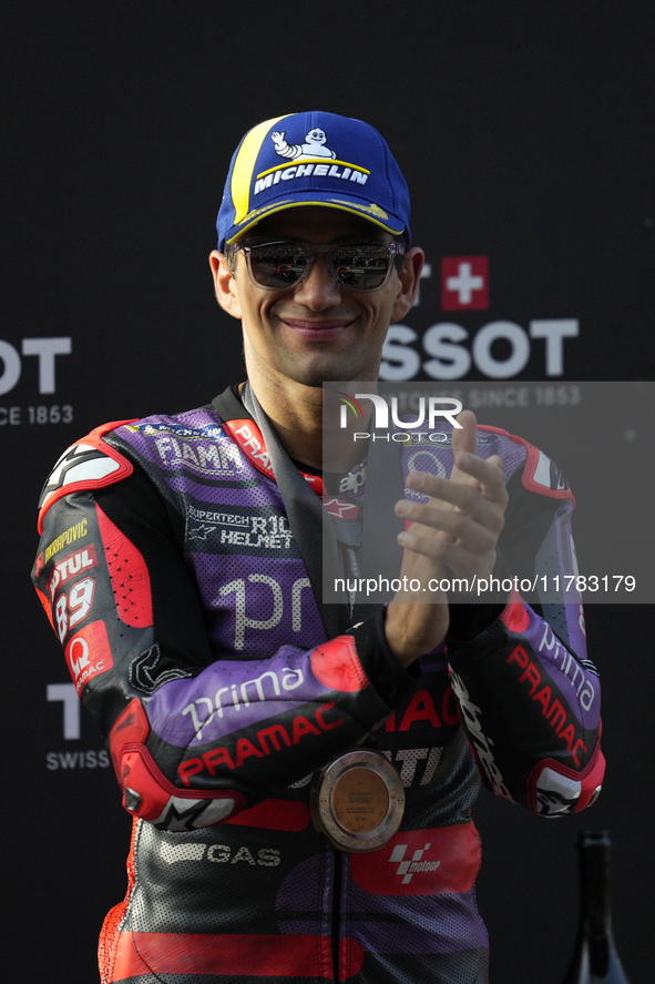 Jorge Martin (89) of Spain and Prima Pramac Racing Ducati during the sprint of the Motul Solidarity Grand Prix of Barcelona at Circuit de Ba...