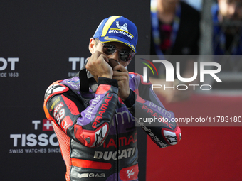 Jorge Martin (89) of Spain and Prima Pramac Racing Ducati during the sprint of the Motul Solidarity Grand Prix of Barcelona at Circuit de Ba...