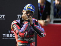 Jorge Martin (89) of Spain and Prima Pramac Racing Ducati during the sprint of the Motul Solidarity Grand Prix of Barcelona at Circuit de Ba...