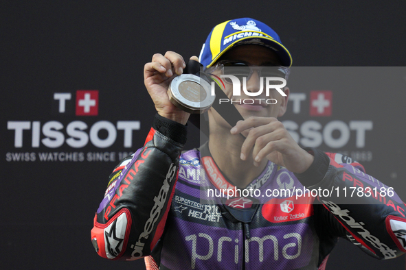 Jorge Martin (89) of Spain and Prima Pramac Racing Ducati during the sprint of the Motul Solidarity Grand Prix of Barcelona at Circuit de Ba...