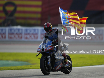 Raul Fernandez (25) of Spain and Trackhouse Racing during the sprint of the Motul Solidarity Grand Prix of Barcelona at Circuit de Barcelona...