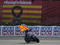 Raul Fernandez (25) of Spain and Trackhouse Racing during the sprint of the Motul Solidarity Grand Prix of Barcelona at Circuit de Barcelona...