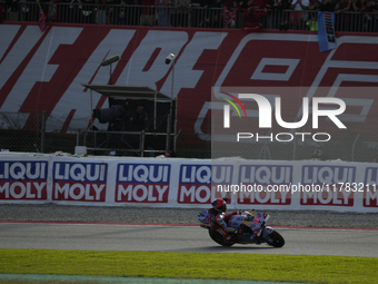 Marc Marquez (93) of Spain and Gresini Racing Moto GP Ducati during the sprint of the Motul Solidarity Grand Prix of Barcelona at Circuit de...