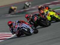 Marc Marquez (93) of Spain and Gresini Racing Moto GP Ducati during the sprint of the Motul Solidarity Grand Prix of Barcelona at Circuit de...