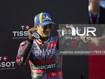 Jorge Martin (89) of Spain and Prima Pramac Racing Ducati during the sprint of the Motul Solidarity Grand Prix of Barcelona at Circuit de Ba...