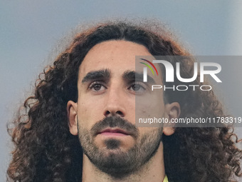 Marc Cucurella of Spain  looks on during the Nations League Round 5 match between Denmark against Spain at Parken, Copenhagen, Denmark on No...