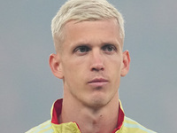 Dani Olmo of Spain  looks on during the Nations League Round 5 match between Denmark against Spain at Parken, Copenhagen, Denmark on Novembe...