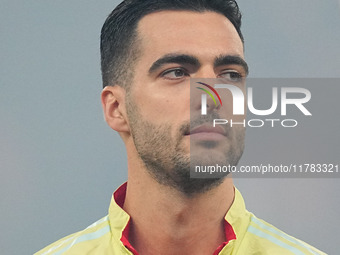 Mikel Merino of Spain  looks on during the Nations League Round 5 match between Denmark against Spain at Parken, Copenhagen, Denmark on Nove...