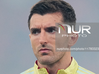 Daniel Vivian of Spain  looks on during the Nations League Round 5 match between Denmark against Spain at Parken, Copenhagen, Denmark on Nov...