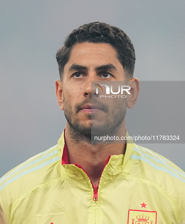 Ayoze Perez of Spain  looks on during the Nations League Round 5 match between Denmark against Spain at Parken, Copenhagen, Denmark on Novem...