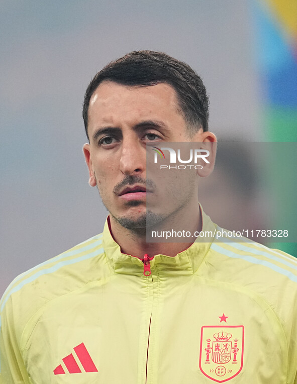 Daniel Vivian of Spain  looks on during the Nations League Round 5 match between Denmark against Spain at Parken, Copenhagen, Denmark on Nov...