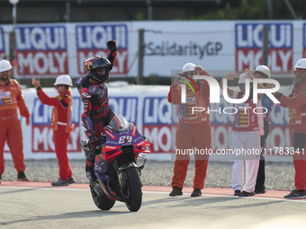 Jorge Martin (89) of Spain and Prima Pramac Racing Ducati during the sprint of the Motul Solidarity Grand Prix of Barcelona at Circuit de Ba...