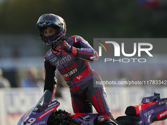 Jorge Martin (89) of Spain and Prima Pramac Racing Ducati during the sprint of the Motul Solidarity Grand Prix of Barcelona at Circuit de Ba...