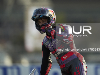 Jorge Martin (89) of Spain and Prima Pramac Racing Ducati during the sprint of the Motul Solidarity Grand Prix of Barcelona at Circuit de Ba...