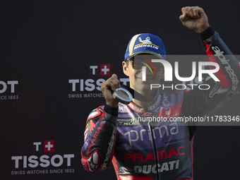 Jorge Martin (89) of Spain and Prima Pramac Racing Ducati during the sprint of the Motul Solidarity Grand Prix of Barcelona at Circuit de Ba...