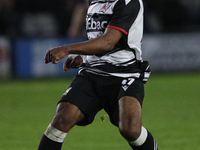 Ali Al-Shabeeb of Darlington participates in the Isuzu FA Trophy Second round match between Darlington and Buxton at Blackwell Meadows in Da...