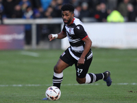 Ali Al-Shabeeb of Darlington participates in the Isuzu FA Trophy Second round match between Darlington and Buxton at Blackwell Meadows in Da...