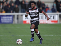 Ali Al-Shabeeb of Darlington participates in the Isuzu FA Trophy Second round match between Darlington and Buxton at Blackwell Meadows in Da...